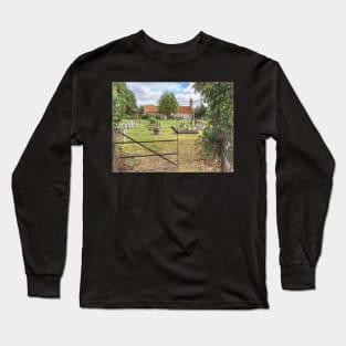 The Church at Ipsden in Oxfordshire Long Sleeve T-Shirt